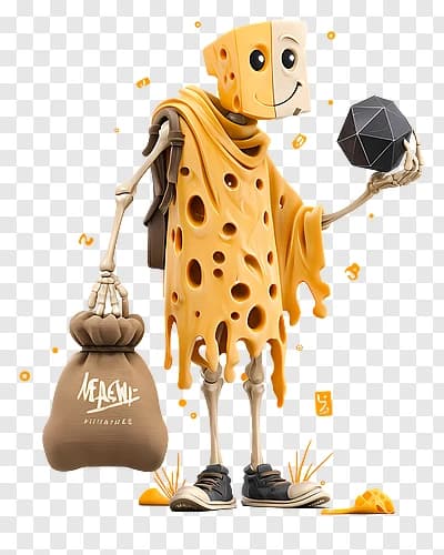 Cheese Cube Skeleton