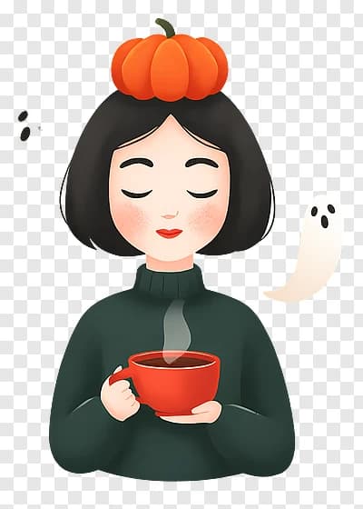 Cute Pumpkin Crown Girl