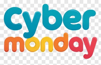 Cyber Monday Turquoise Text