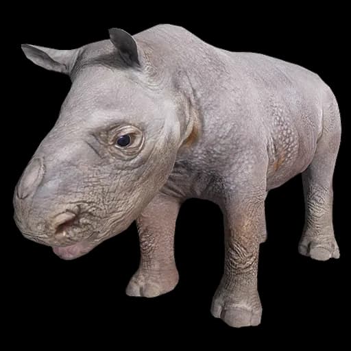 Baby Rhino, Nature Lover, Cute Animal, Conservation Efforts, Wildlife PNG