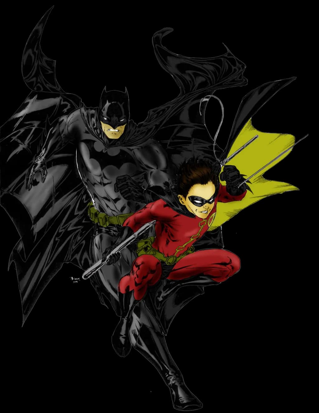 Batman And Robin PNG File