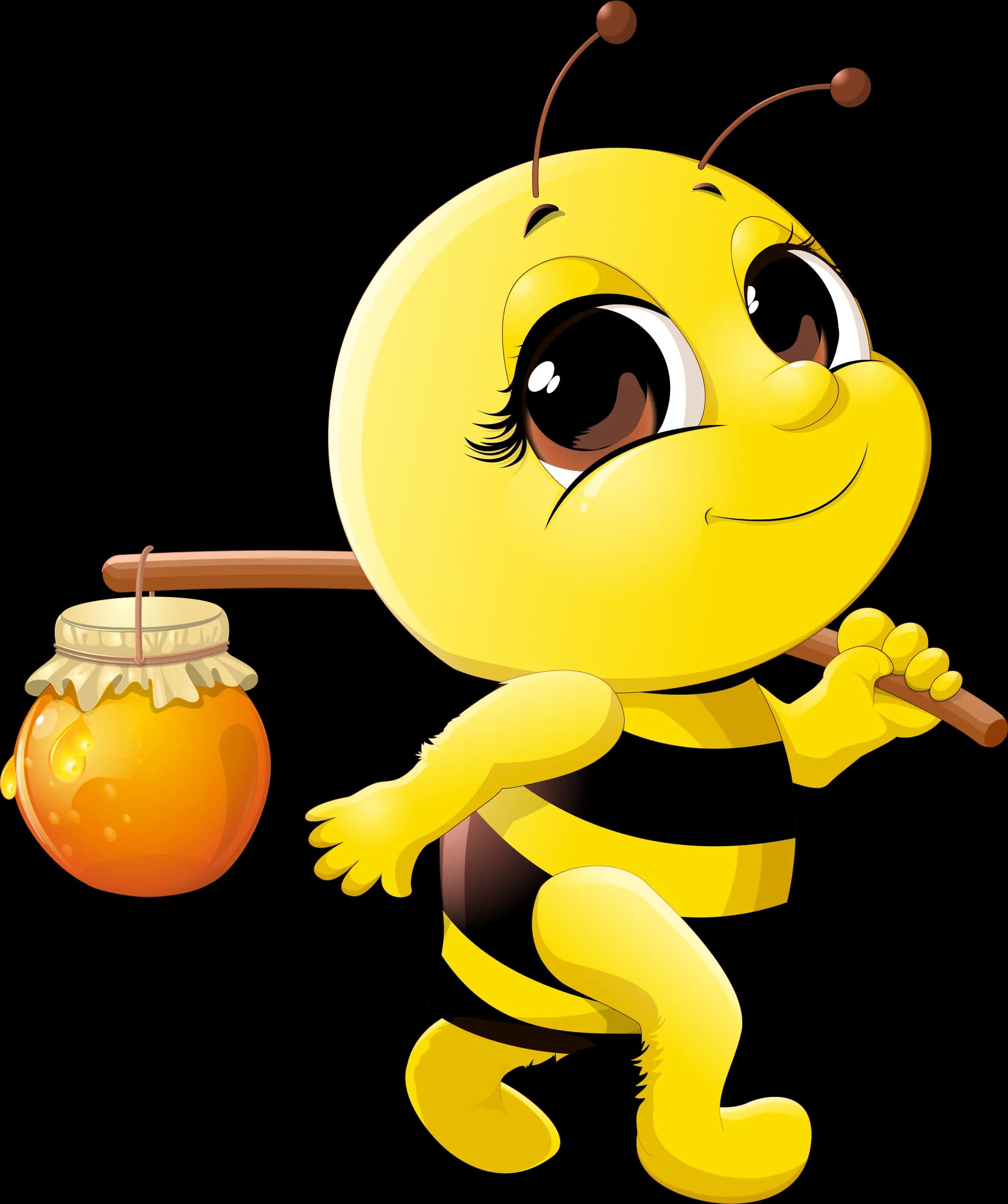 Bee-Cartoon-PNG-Transparent
