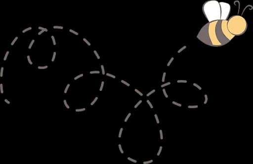 Bee-Trail-Path-Vector-PNG