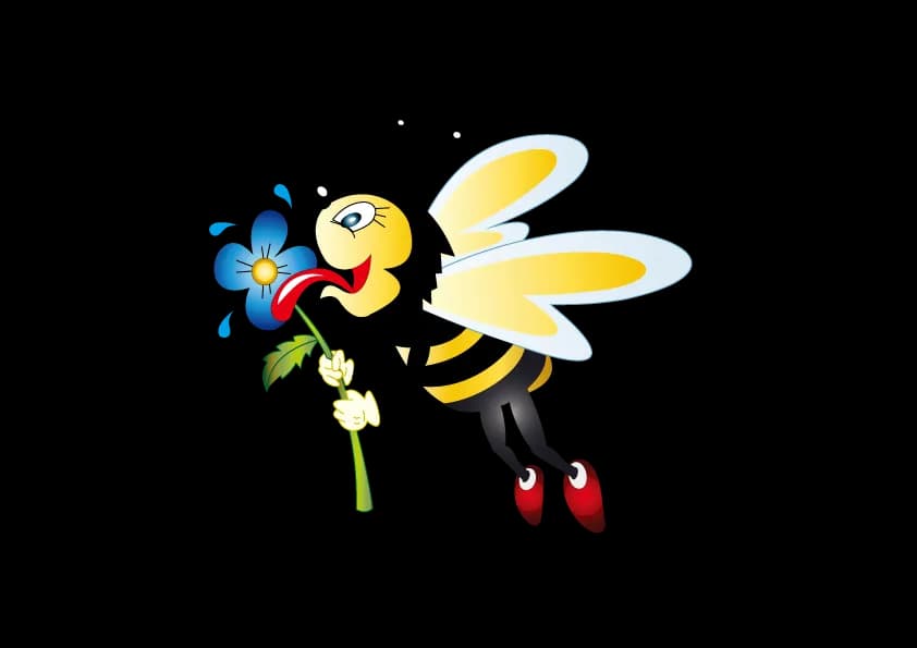 Bee-Transparent-Background