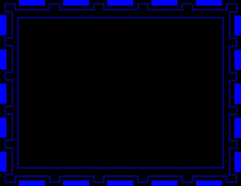 Blue-Border-Frame-PNG-Image