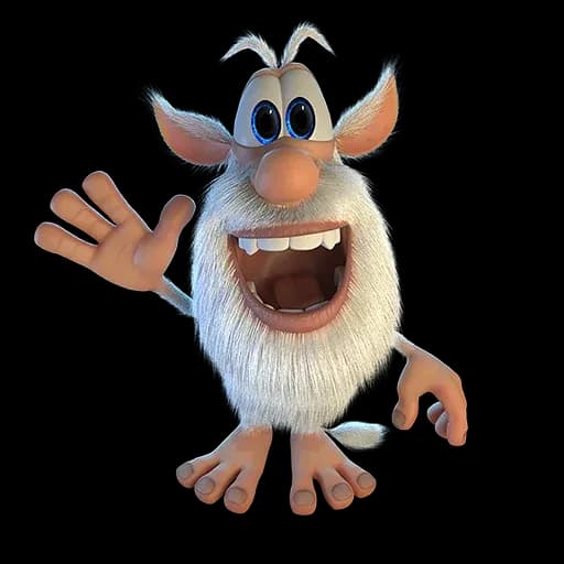 Booba Cartoon, Imagination, Whimsy, Exploration, Friendship PNG