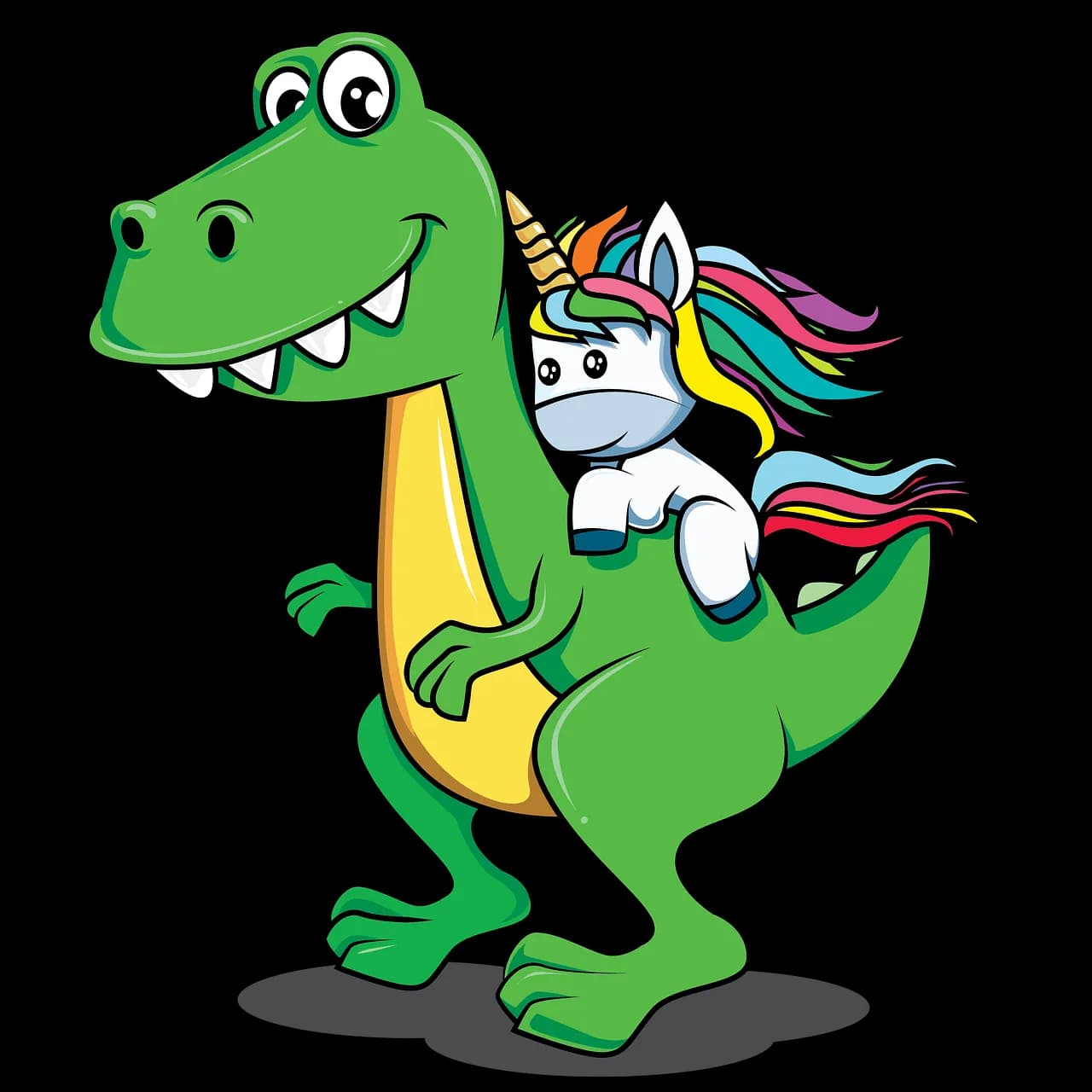 Cartoon Dino, Playful Reptile, Colorful Dino, Whimsical Dino, Cute Dinosaur PNG