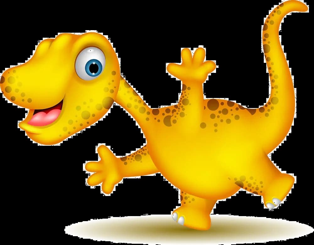 Cartoon Dino, Playful Creature, Fun Character, Childlike Dino, Colorful Dinosaur PNG