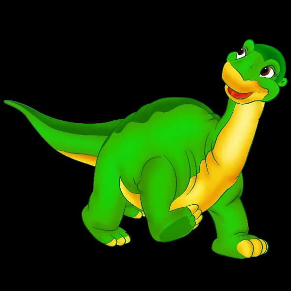 Cartoon Dino, Playful Reptile, Fun Dinosaur, Cute Jurassic, Whimsical Creature PNG