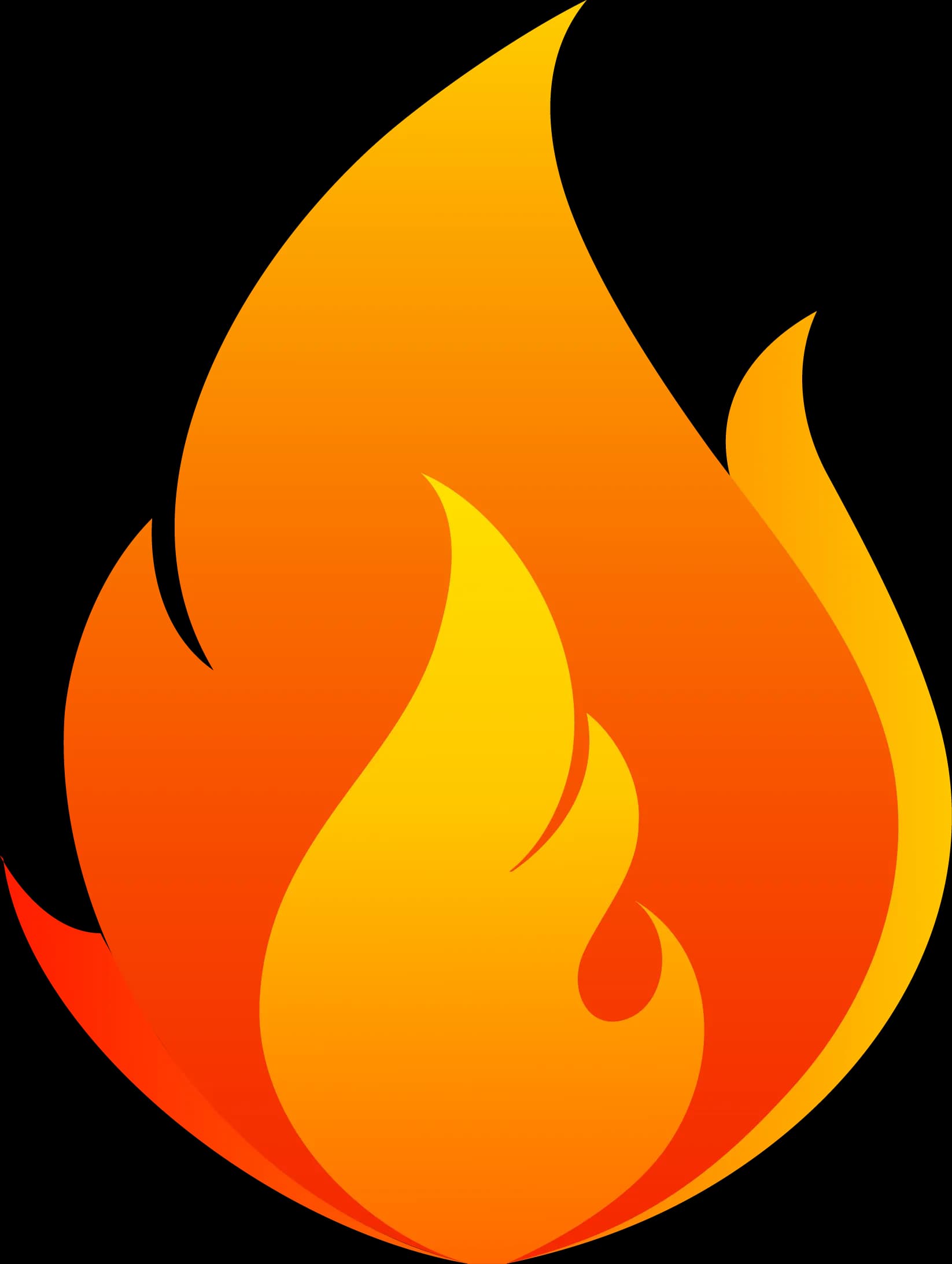 Cartoon Flame, Colorful Blaze, Vibrant Ember, Whimsical Flame, Dynamic Heat PNG