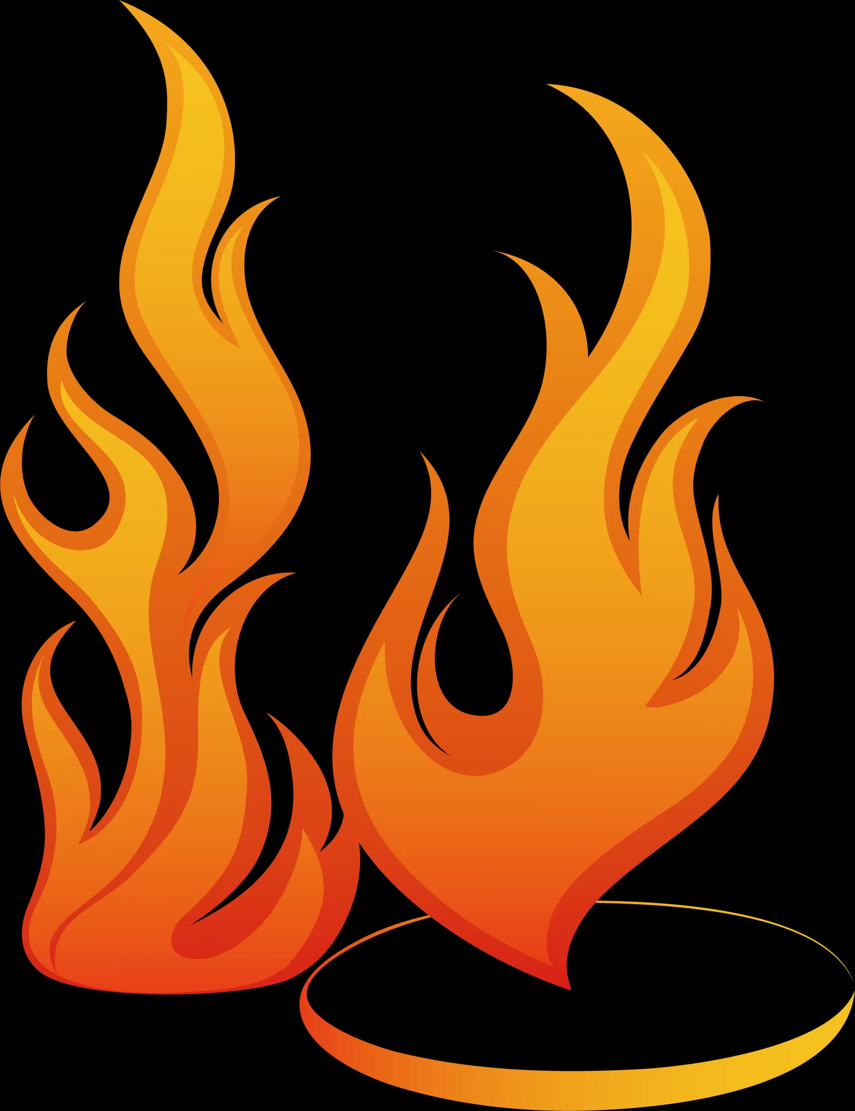 Cartoon-Flame-Transparent-PNG