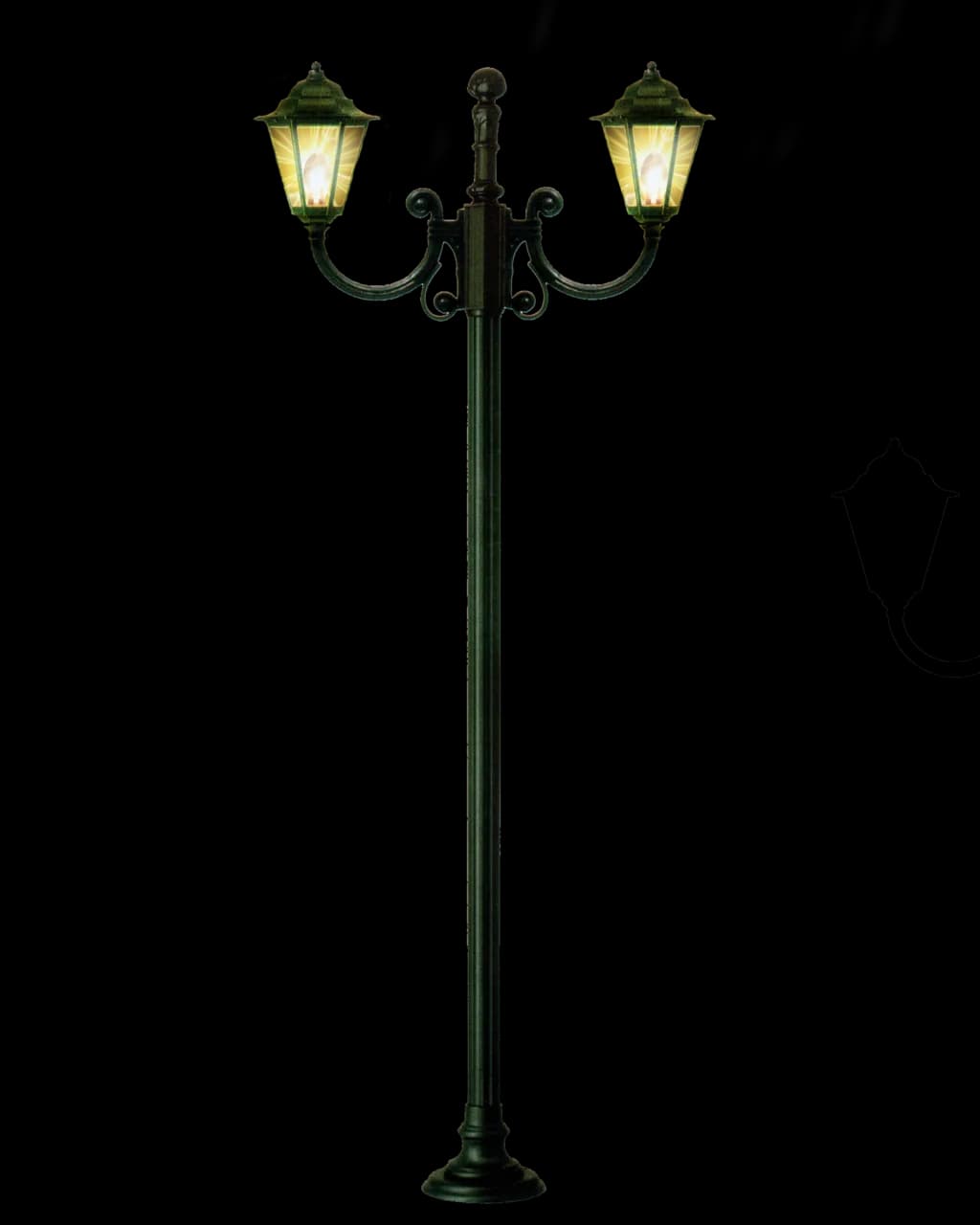 Cartoon Lamp Post Light PNG