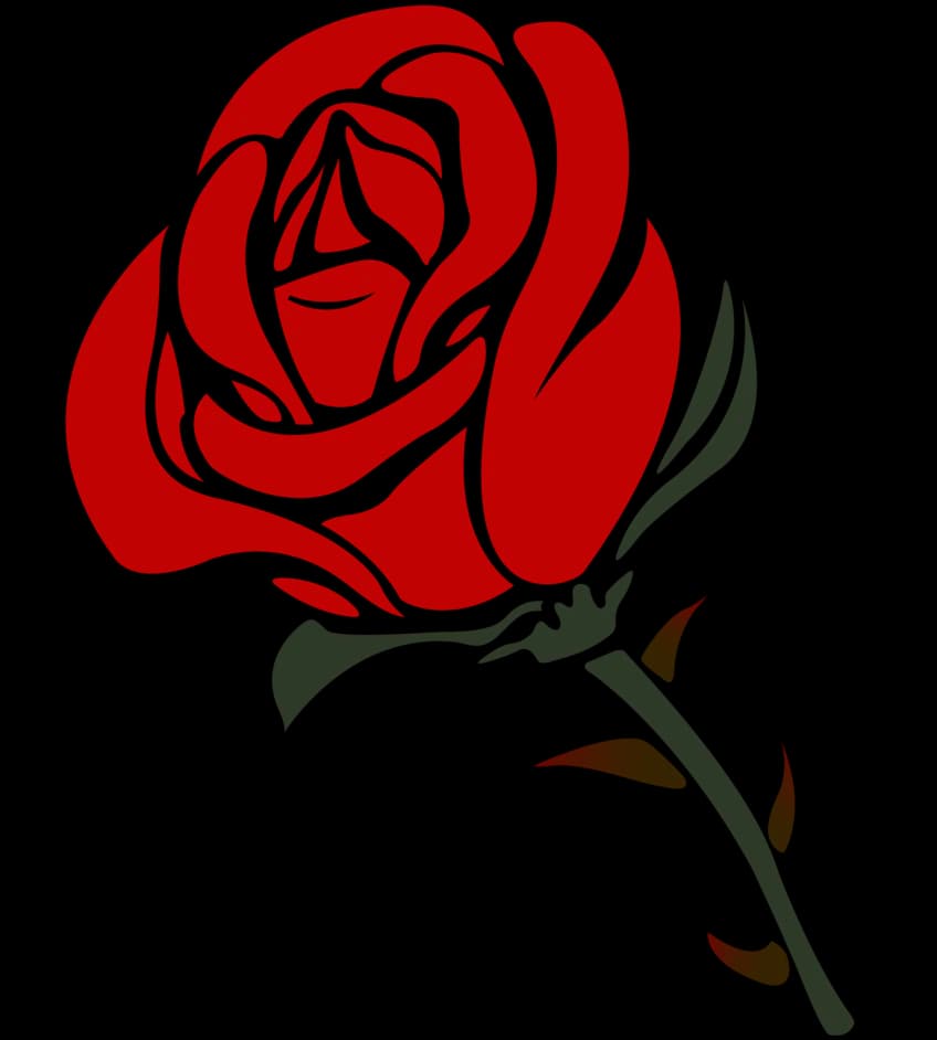 Cartoon-Roses-PNG-Pic