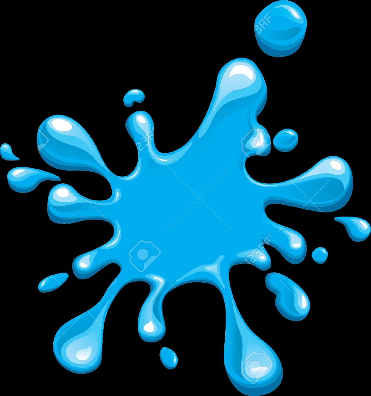 Cartoon-Water-Splash-PNG-Isolated-Image