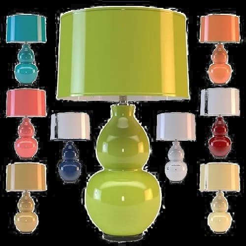 Ceramic Lamp, Handmade Craft, Unique Design, Modern Style, Home Decor PNG