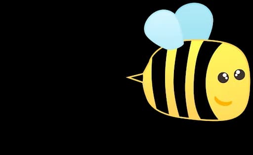 Clipart Bee Trail Path, Nature Path, Buzzing Bee, Honey Bee, Honey Trail PNG