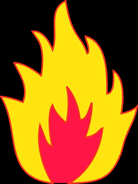 Danger Fire, Risk, Combustion, Emergency, Alert PNG