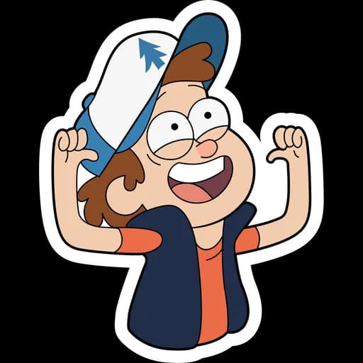 Dipper Pines, Cryptids, Twin Brother, Mystery, Adventure PNG