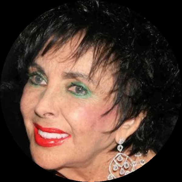 Elizabeth Taylor, Beauty Symbol, Film Career, Iconic Actress, Glamorous Star PNG