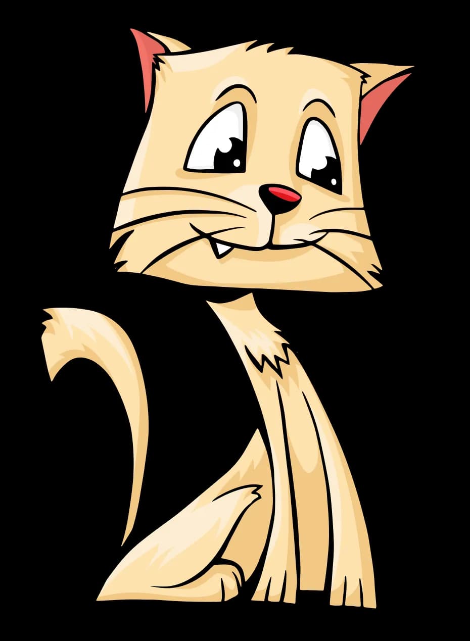 Face-Cat-Vector-Transparent-PNG