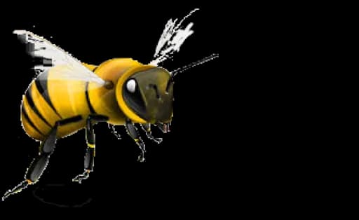 Flying Honey Bee, Wings, Pollination, Insect, Yellow PNG