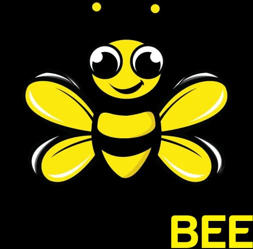 Flying-Honey-Bee-Vector-PNG-Clipart