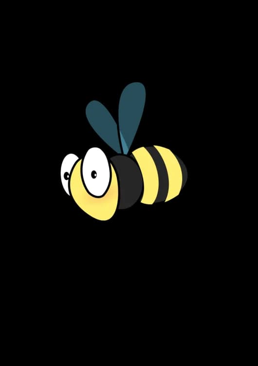 Flying Honey Bee Vector, Wildlife, Insect, Nature, Pollination PNG