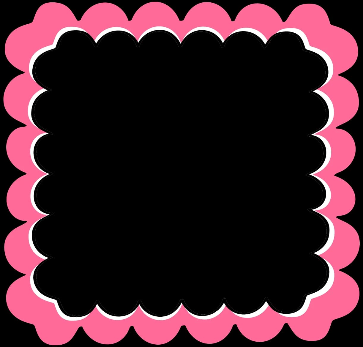 Fuchsia-Border-Frame-PNG-Photos