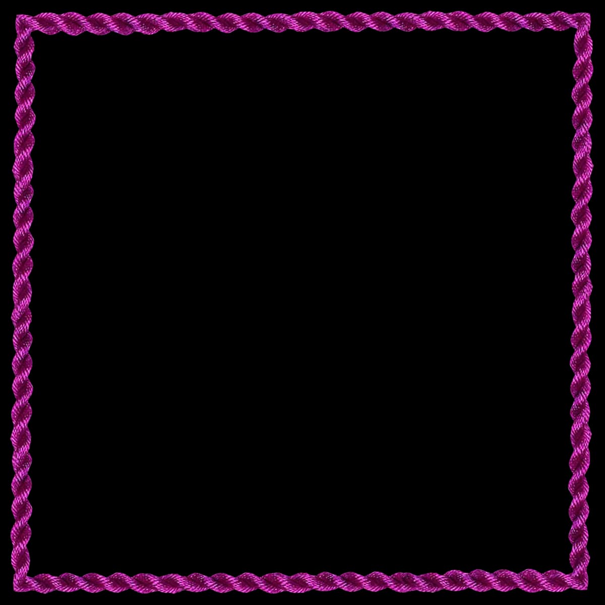 Fuchsia-Border-Frame-Transparent-PNG