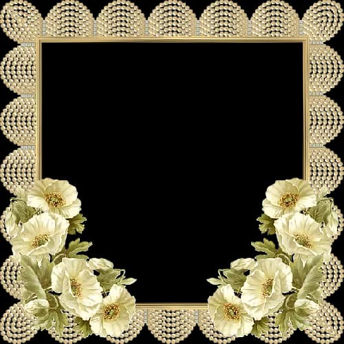 Funeral Frame, Mourning, Remembrance, Memorial, Honor PNG