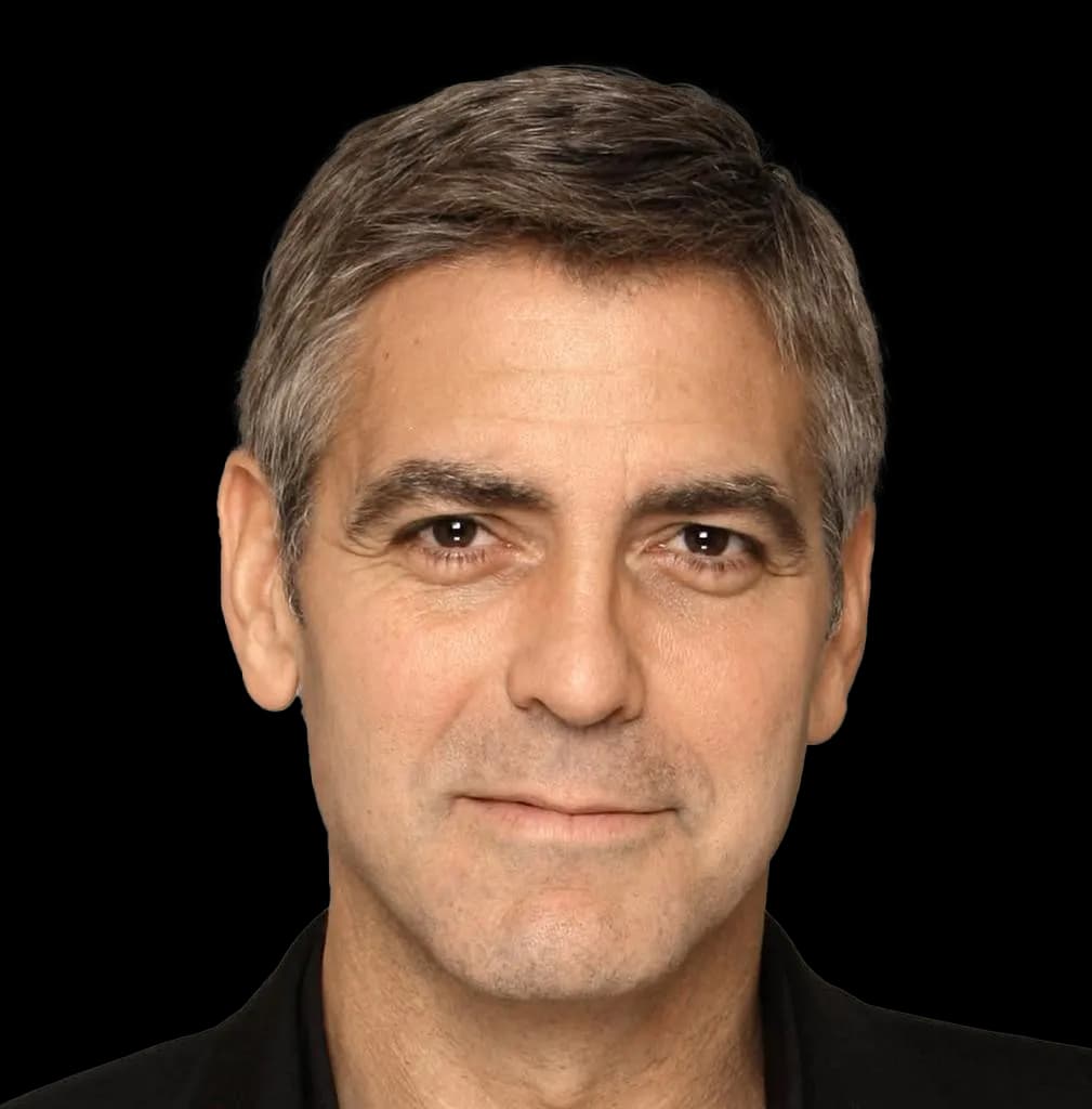 George Clooney, Director, Filmmaker, Actor, Philanthropist PNG