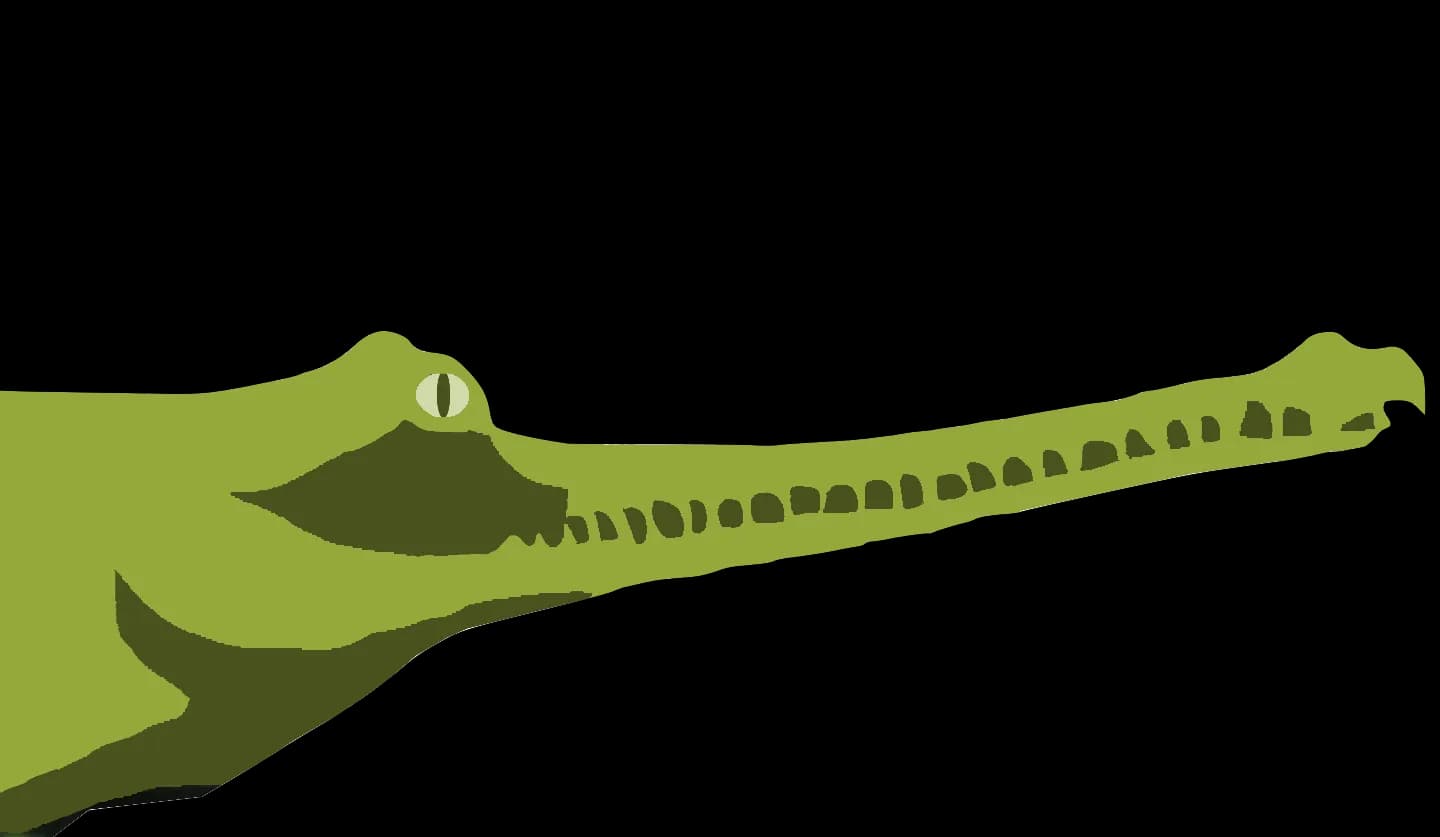 Gharials-PNG-Transparent