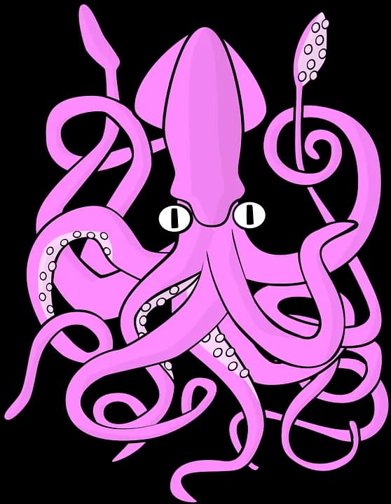 Giant Squid, Marine Life, Predator, Mystery, Ocean PNG