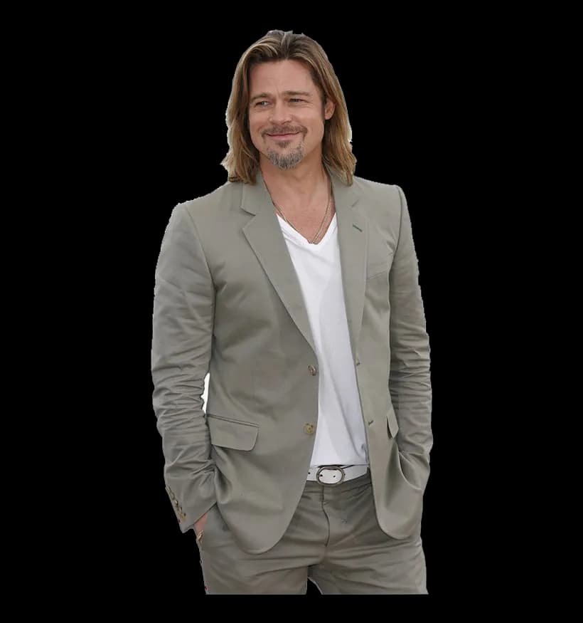 Hairstyle-Brad-Pitt-PNG-Image