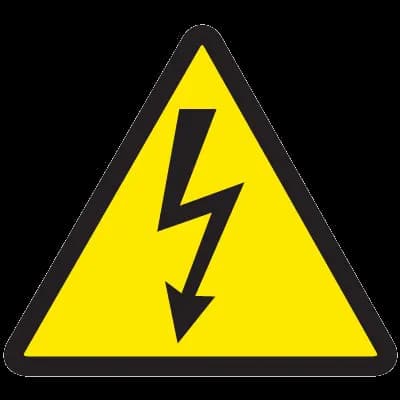High Voltage Sign, Warning, Alert, Safety, Danger PNG