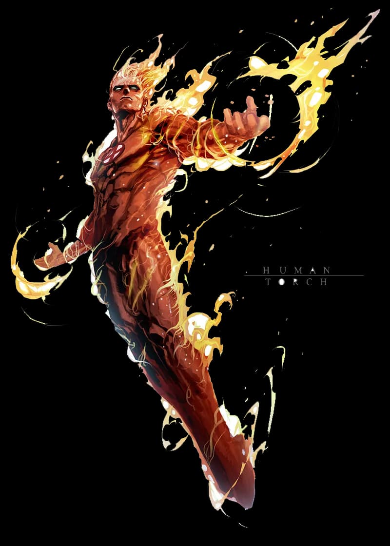Human-Torch-PNG-File