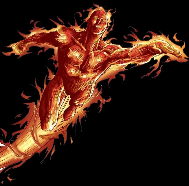 Human-Torch-PNG-Photo