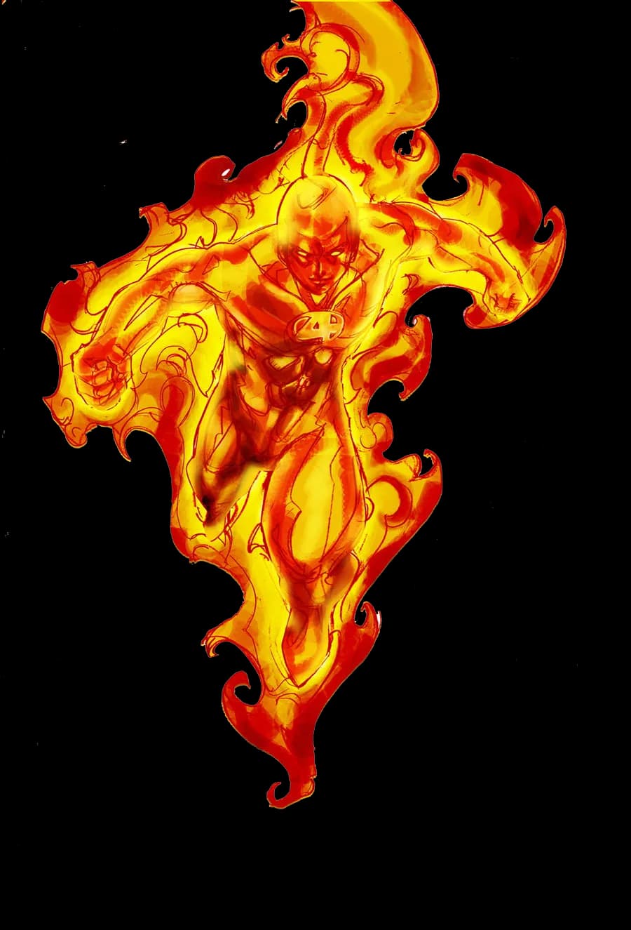 Human-Torch-PNG-Transparent-Image