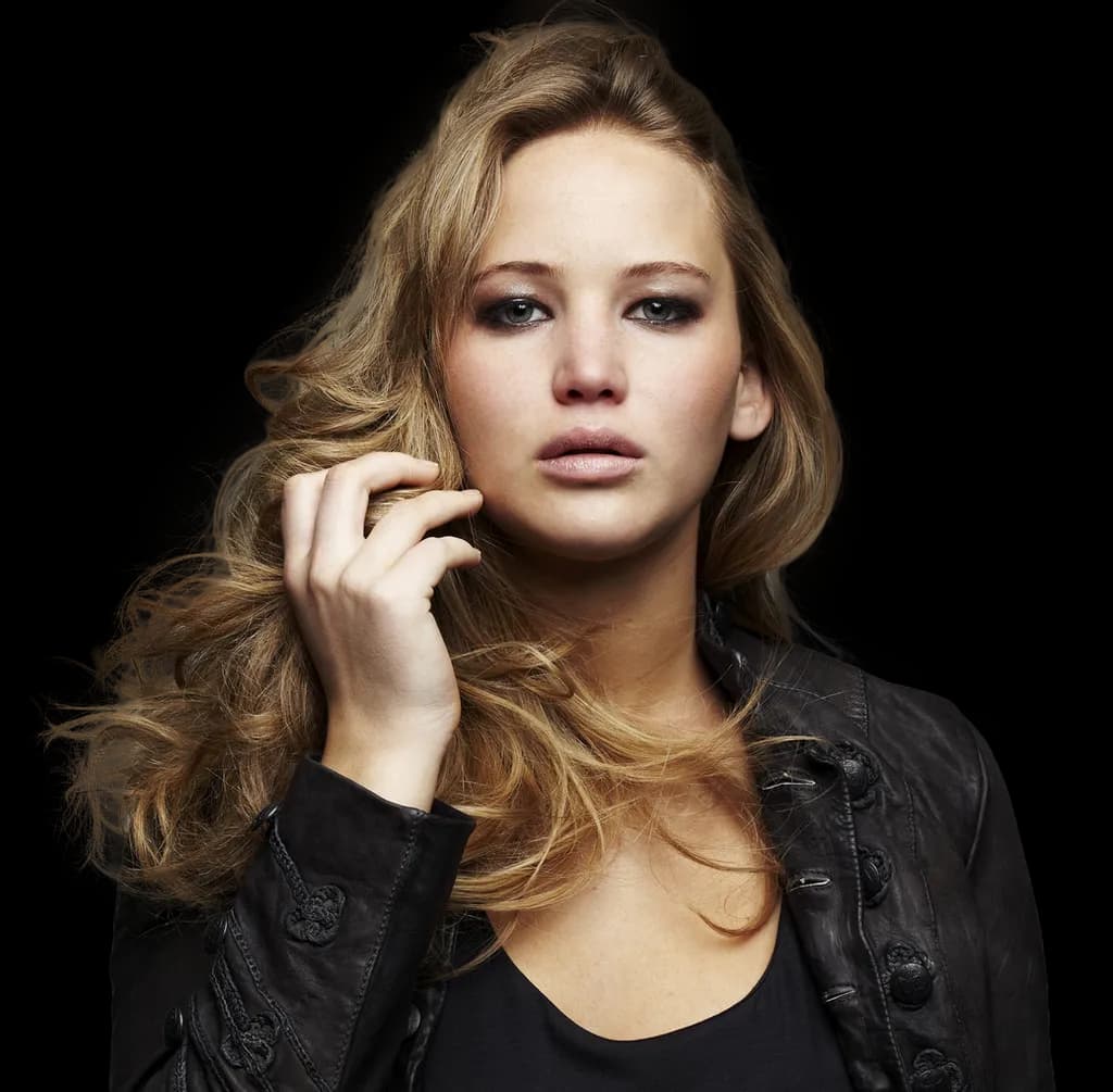 Jennifer Lawrence Face, Celebrity, Iconic, Expression, Reaction PNG