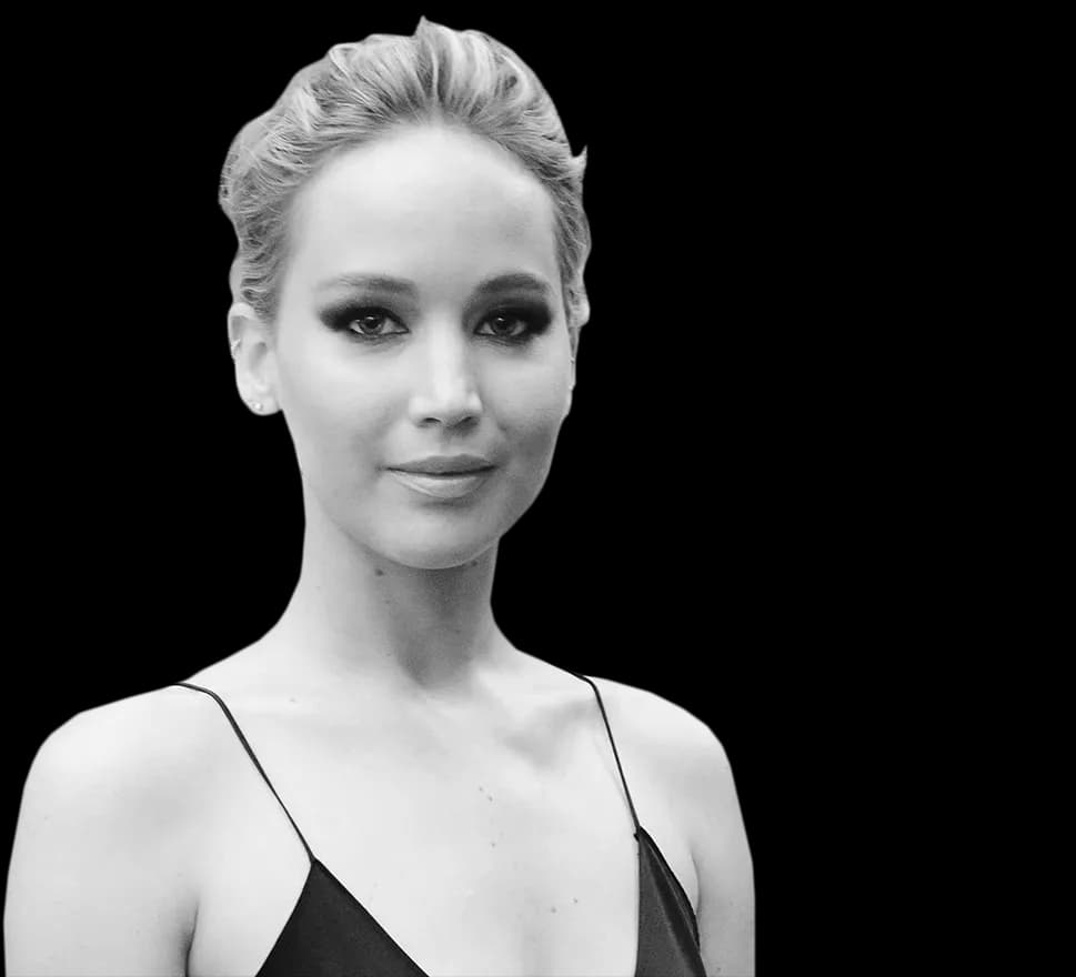Jennifer Lawrence Face, Viral, Celebrity, Reaction, Trend PNG
