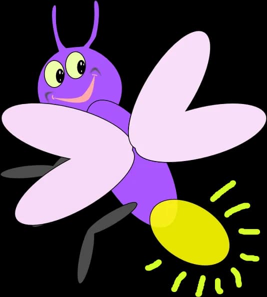 Lightning Bug Vector, Nature, Wildlife, Night, Vector Art PNG