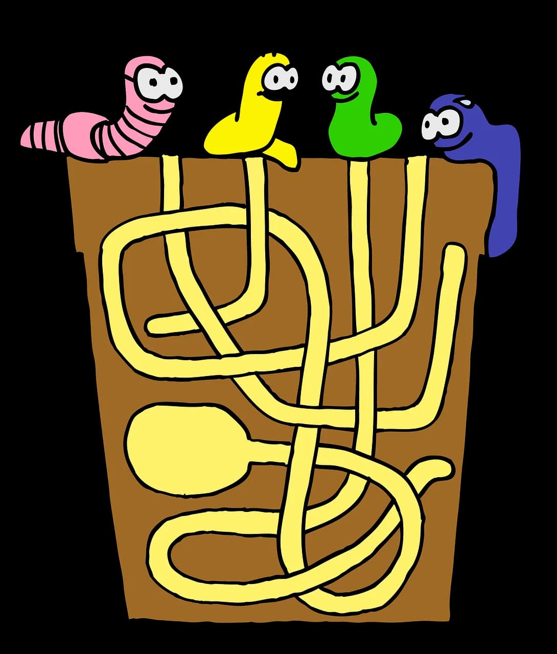 Maggots-PNG-Isolated-Photo