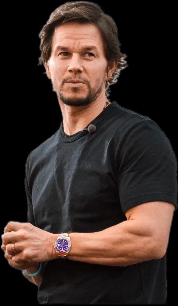 Mark Wahlberg, Musician, Actor, Filmmaker, Producer PNG