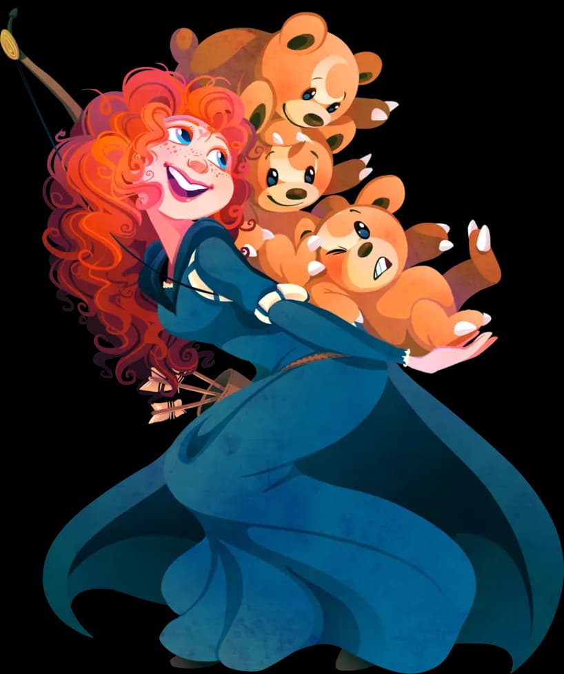 Merida-Brave-PNG-Image