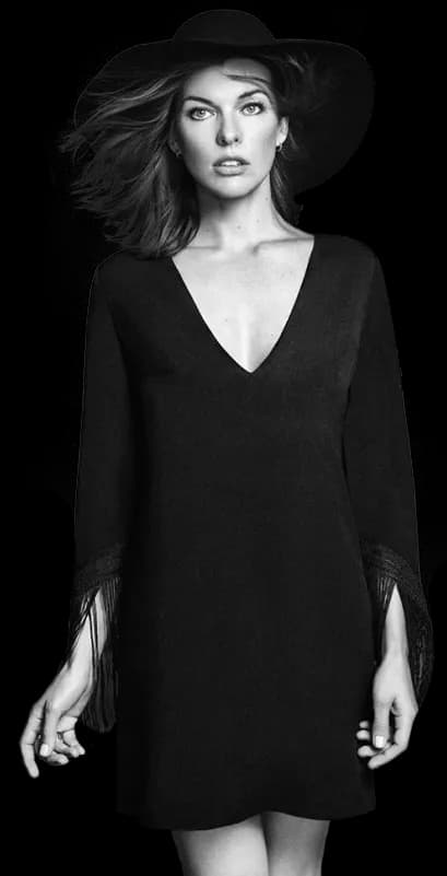 Milla Jovovich, Action Star, Actress, Fashion Icon, Model PNG
