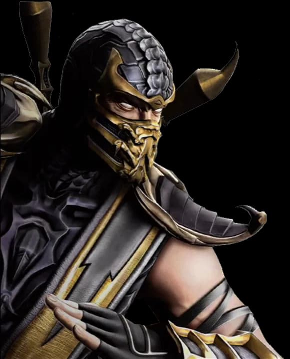 Mortal Kombat Scorpion PNG Transparent