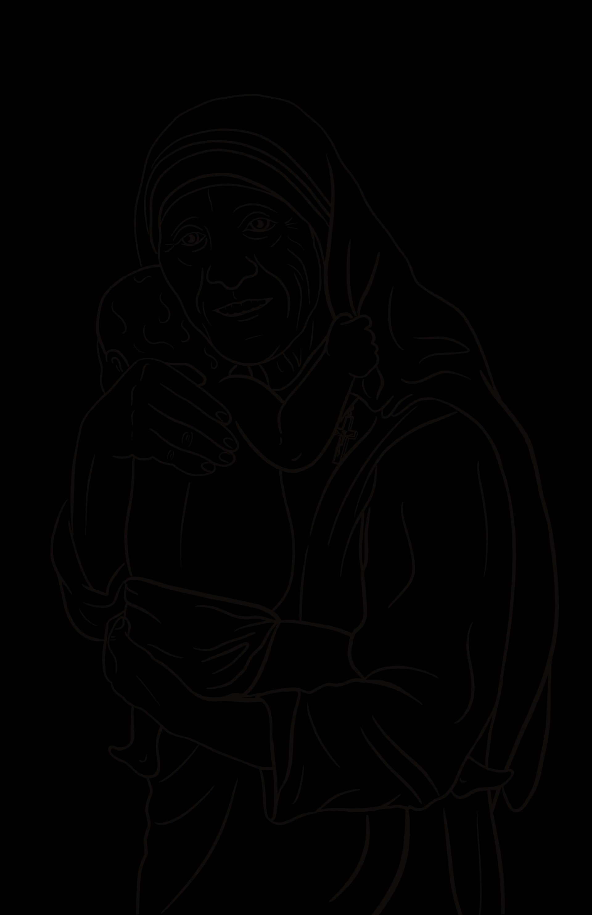 Mother Teresa, Love, Charity, Sacrifice, Service PNG