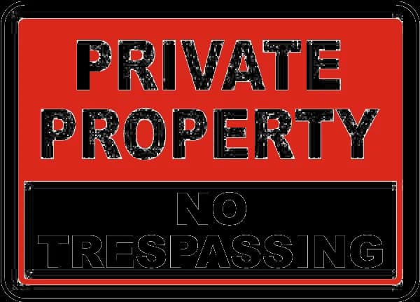 No Trespassing Sign, Restricted Area, Authorized Personnel Only, Warning, Violators Prosecution PNG