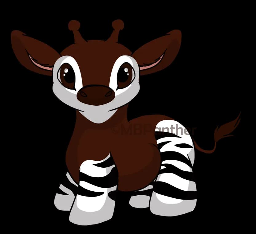 Okapis-PNG-Isolated-HD
