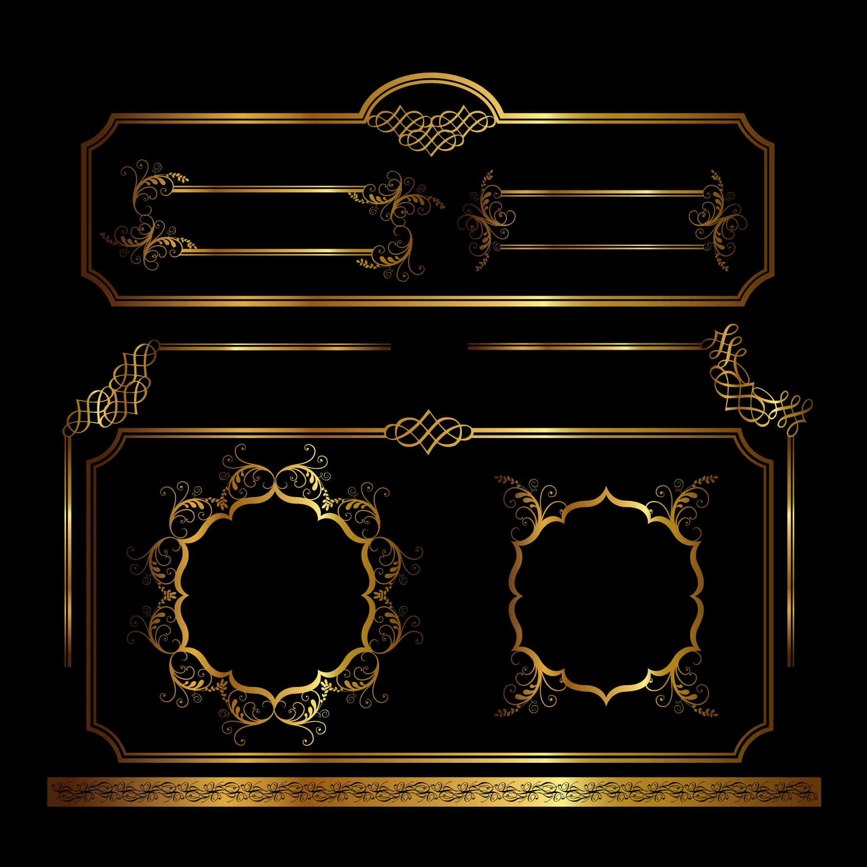 Pattern Border, Stylish Outline, Unique Trim, Ornamental Strip, Creative Frame PNG